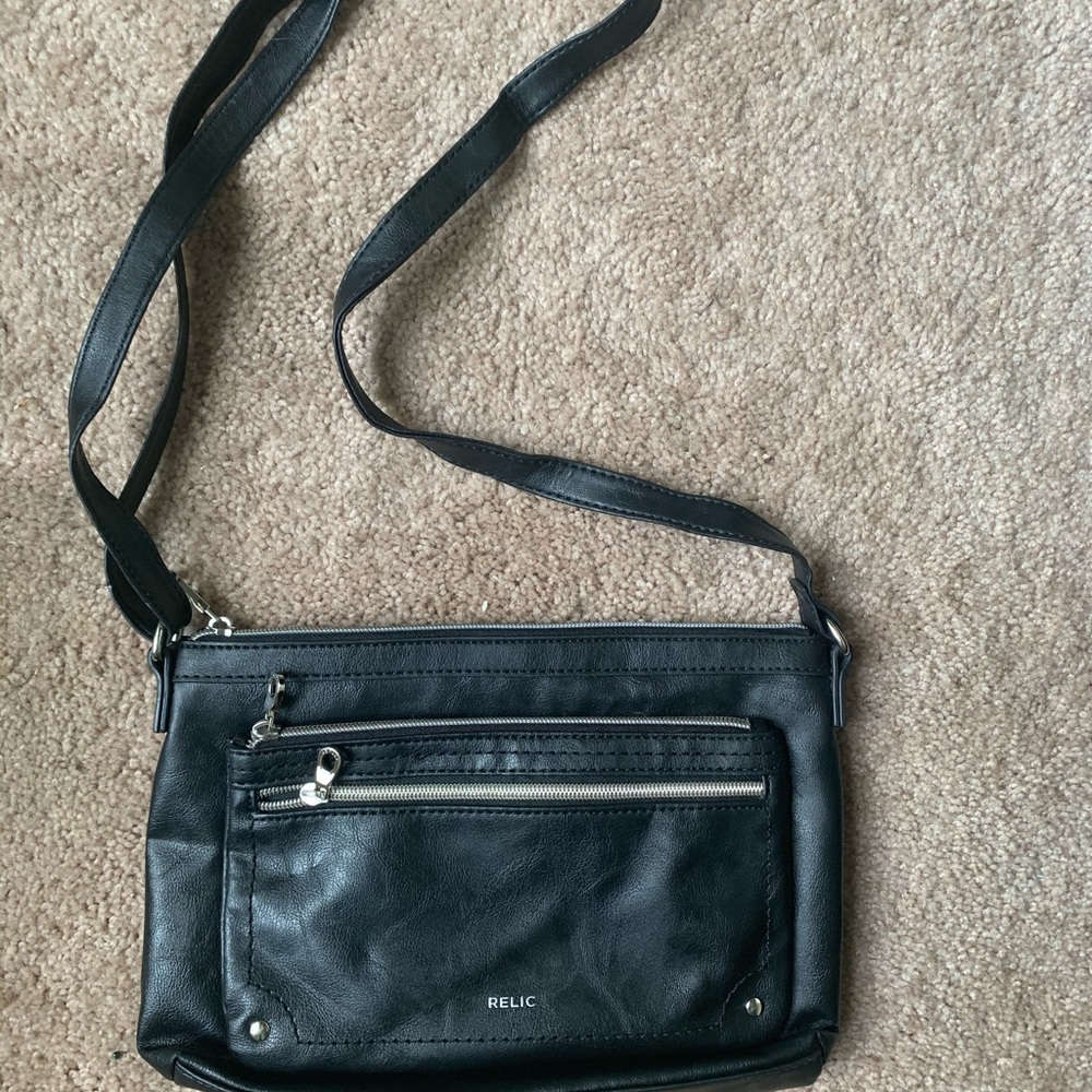 Relic leather crossbody new